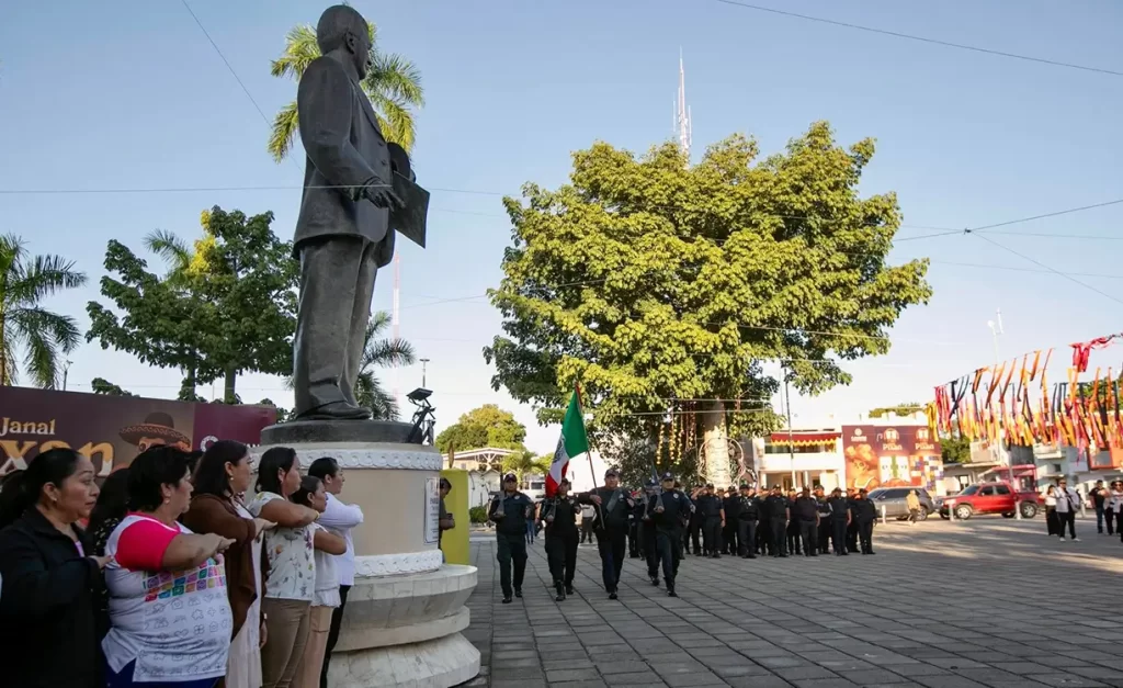 Así se vivió el 123.º aniversario del Territorio de Quintana Roo en Carrillo Puerto