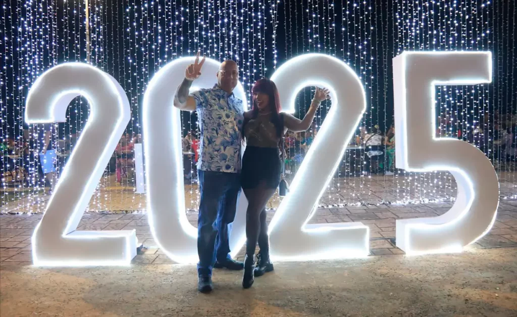 Así se vivió el nuevo 2026 en el Malecón Tajamar de Cancún