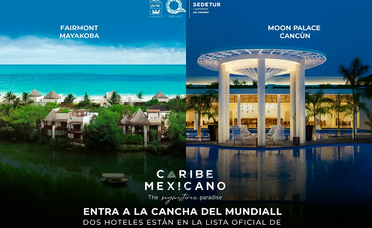 Fairmont Mayakoba y Moon Palace hospedarán a selecciones del Mundial 2026