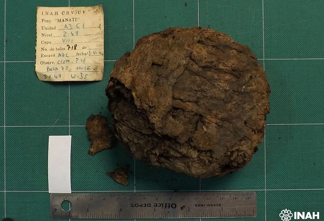 Hallan y preservan pelotas olmecas de hule en Veracruz