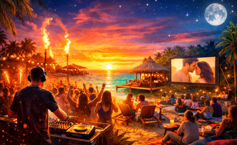 Qué hacer este fin de semana en la Riviera Maya: música, beach clubs y cine al aire libre
